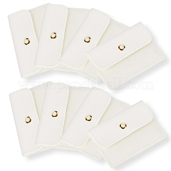 8Pcs Portable Imitation Leather Jewelry Bags for Travel&nbsp;ABAG-SP0001-38A