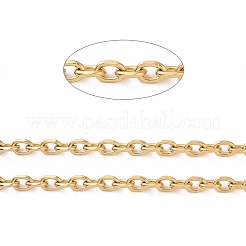 304 Stainless Steel Cable Chains&nbsp;CHS-P007-27G-01