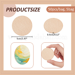 250Pcs Unfinished Wooden Cutouts&nbsp;WOOD-NB0002-65