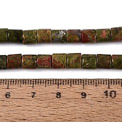 Natural Unakite Beads Strands&nbsp;G-Q606-60A-02