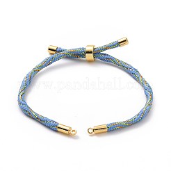 Nylon Cord Silder Bracelets&nbsp;MAK-C003-03G-19