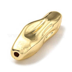 真鍮製チューブビーズ  ゴールドカラー  18.5x5.5x6mm  穴：1.2mm&nbsp;KK-D039-01A-G