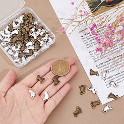 80Pcs 2 Style Tibetan Style Alloy Charms&nbsp;FIND-DC0004-14