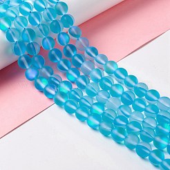 Synthetic Moonstone Beads Strands&nbsp;G-E573-01C-12