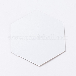 Hexagon Mirror Wall Stickers&nbsp;AJEW-WH0018-01B-G