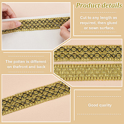 Polyester Braided Lace Ribbons&nbsp;OCOR-WH0092-17A