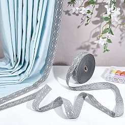 Vintage Jacquard Polyester Ribbon&nbsp;OCOR-WH0105-139B