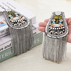 2Pcs Fashionable Tassel Epaulettes&nbsp;FIND-FH0008-79B