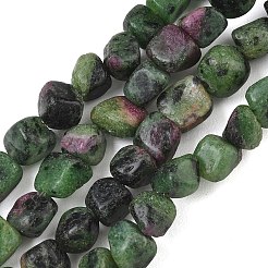 Natural Ruby in Zoisite Beads Strands&nbsp;GG-CBA9392-04