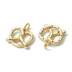 SHEGRACE Brass Micro Pave Cubic Zirconia Pendants&nbsp;XGRQ3P054-623G