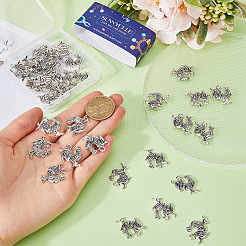 50Pcs Tibetan Style Alloy Pendants&nbsp;FIND-SC0008-12