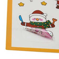 Christmas Theme PET Plastic Stickers&nbsp;AJEW-Q151-01E