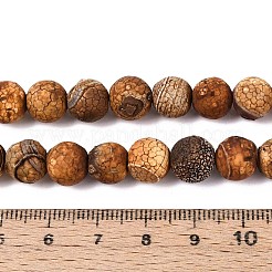 Natural Dragon Veins Agate Beads Strands&nbsp;G-N357-12A-01