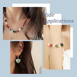 UV Plating Rainbow Iridescent Leopard Print Acrylic Beads&nbsp;SACR-CJC0008-04