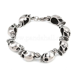 Halloween 304 Stainless Steel Link Chain Bracelets&nbsp;BJEW-D379-20B-AS