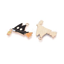 Halloween Theme Alloy Enamel Pendants&nbsp;ENAM-T022-54G-04