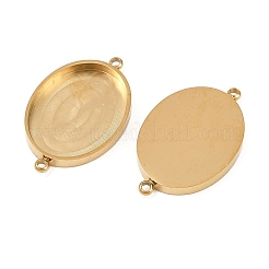 304 Stainless Steel Cabochon Connector Settings&nbsp;STAS-A194-04A-G