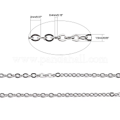 Tarnish Resistant 304 Stainless Steel Cable Chains&nbsp;CHS-Q001-14