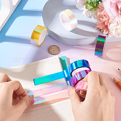 6Rolls 6 Colors PET Decorative Tape&nbsp;OFST-TA0001-07