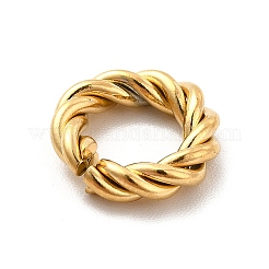 Ion Plating(IP) 304 Stainless Steel Open Jump Rings&nbsp;STAS-F282-06G