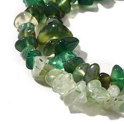 Natural Prehnite & Chrysoprase & Green Aventurine Beads Strands&nbsp;G-L610-A19-01