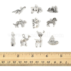 50Pcs Tibetan Style Alloy Animals Pendants&nbsp;FIND-FS0004-34
