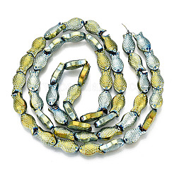 Electroplate Glass Beads Strands&nbsp;EGLA-T025-03E