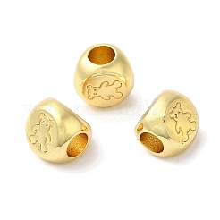 Eco-Friendly Rack Plating Brass European Beads&nbsp;KK-F854-01G-04
