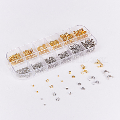 Brass Crimp Beads Covers&nbsp;KK-SC0001-09
