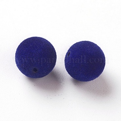Flocky Acrylic Beads&nbsp;OACR-L011-D-20