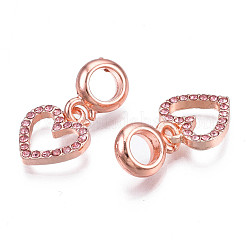 Rack Plating Alloy European Dangle Charms&nbsp;MPDL-N039-064