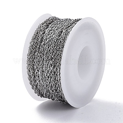 Tarnish Resistant 304 Stainless Steel Rope Chains&nbsp;CHS-F003-05P-A