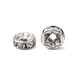 Iron Grade A Crystal Rhinestone Spacer Beads&nbsp;RB-A010-8MM-N