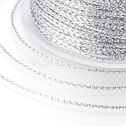 ナイロンメタリックコード  銀  1mm  約20m /ロール&nbsp;MCOR-E002-11