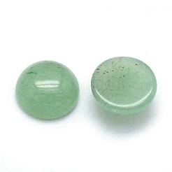 天然石グリーンアベンチュリンカボション  半円  8x3.5~4mm&nbsp;X-G-P393-R15-8MM