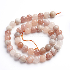 Natural Sunstone Beads Strands&nbsp;G-G816-01