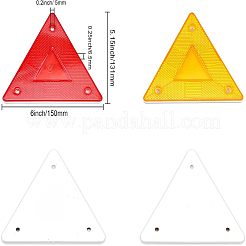 10Pcs 2 Colors Slow Moving Vehicle Sign&nbsp;AJEW-CA0003-39