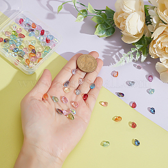 150Pcs 15 Colors Glass Pendants&nbsp;GLAA-PH0003-65