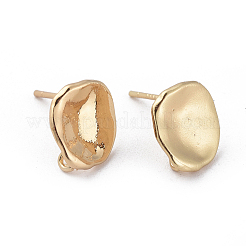 Brass Stud Earring Findings&nbsp;X-KK-S348-414