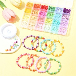 DIY Column Baking Paint Glass Seed Beads Bracelets Making Kits&nbsp;SEED-FS0001-39