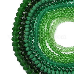 Electroplate Glass Beads Strands&nbsp;EGLA-FS0001-42B