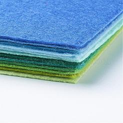 DIYクラフト用品不織布刺繍針フェルト  正方形  緩やかな緑の色  298~300x298~300x1mm  12個/セット&nbsp;DIY-JP0002-07