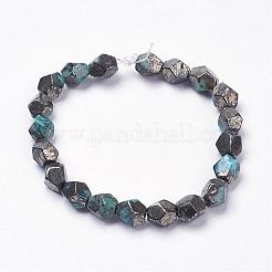 Natural Pyrite Beads Strands&nbsp;G-K181-D02