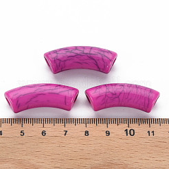Opaque Crackle Acrylic Beads&nbsp;MACR-S372-001N-002