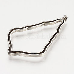 Tibetan Style Alloy Pendants&nbsp;TIBEP-S315-22AS-RS