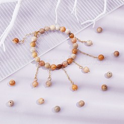 Natural Fossil Coral Beads Strands&nbsp;G-AR0003-18