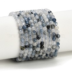 Natura Blue Rutilated Quartz Beads Strands&nbsp;GG-CBA3921-A05-4mm