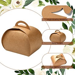 40Pcs 4 Styles Kraft Paper Hand-held Cake Box&nbsp;CON-CJ0001-21
