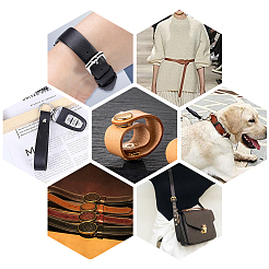 Flat PU Leather Cord&nbsp;LC-WH0008-02A