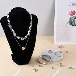 160Pcs 8 Style CCB Plastic Beads&nbsp;CCB-CD0001-01